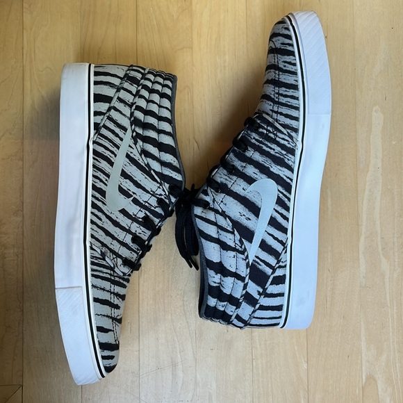 Stefan Janoski Gray Tiger Stripe, Mid Premium, Men's 10 - Picture 9 of 13